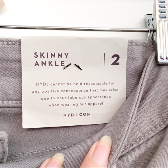 NYDJ Skinny Ankle Jeans Release Hem - Picture 4 of 8